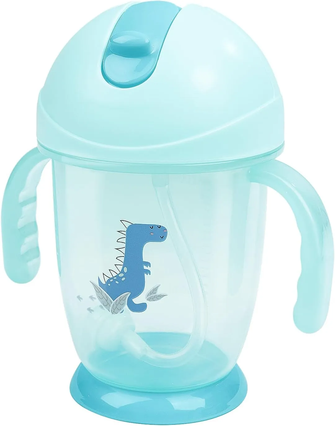 2 Handle Baby Training Sippy Cup with Straw 300ml