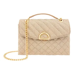 Accessorize London Women's Mini Quilted Ayda Metallics