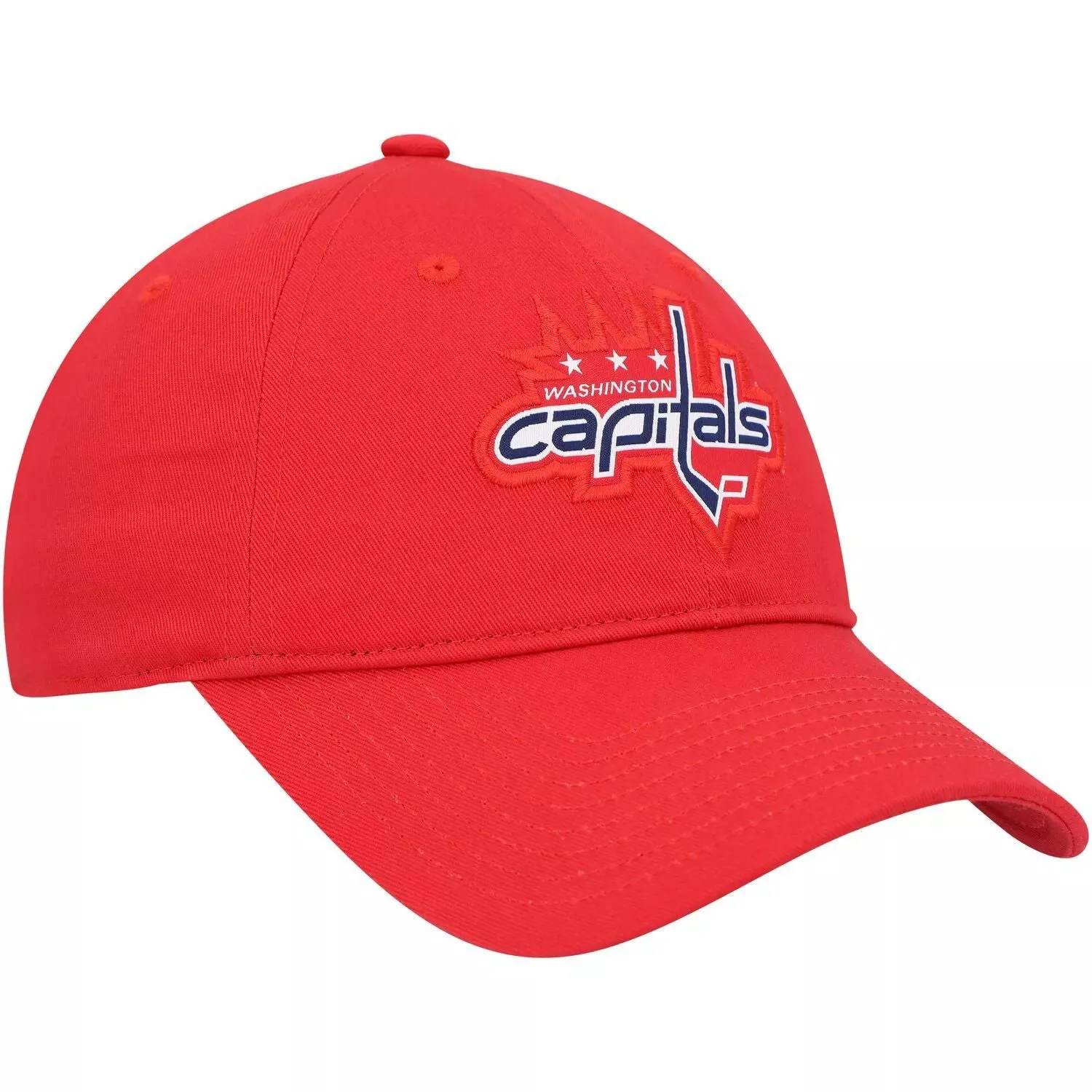 adidas Red Washington Capitals Primary Men's Adjustable Logo Cap