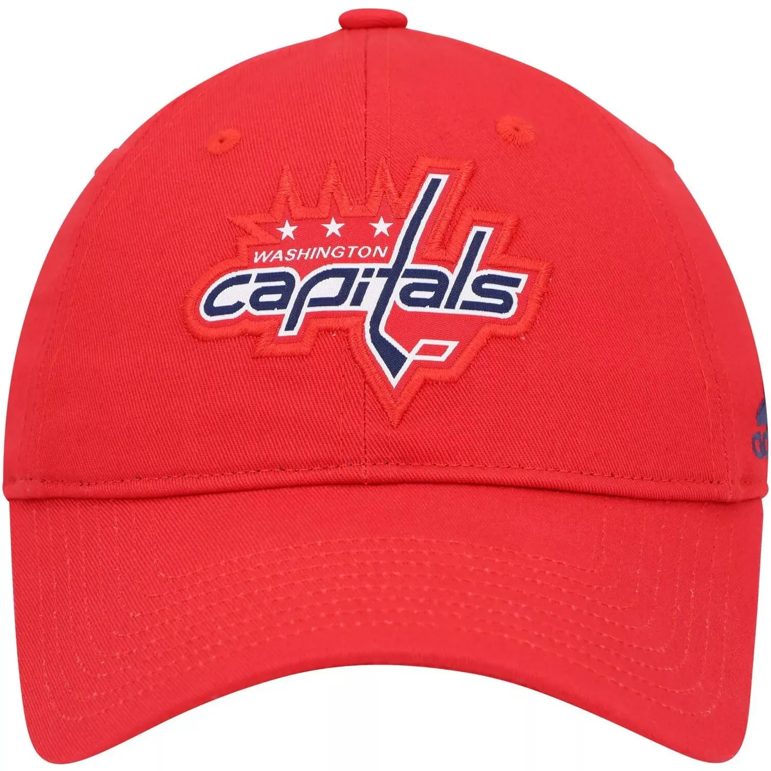 adidas Red Washington Capitals Primary Men's Adjustable Logo Cap