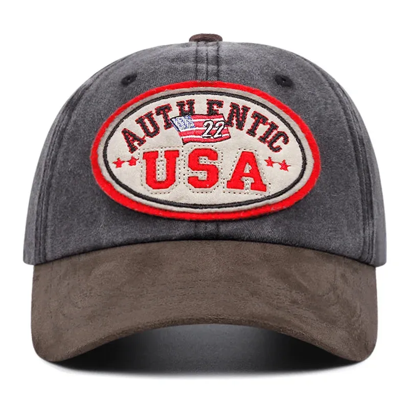 Authentic USA Washed Cotton Baseball Cap