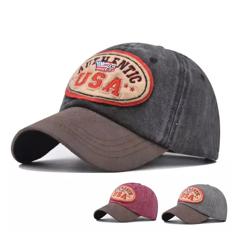 Authentic USA Washed Cotton Baseball Cap