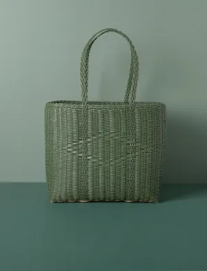 Basket Weave Tote // Cactus