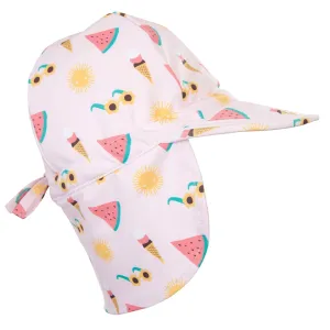 Beach Days Swim Flap Cap