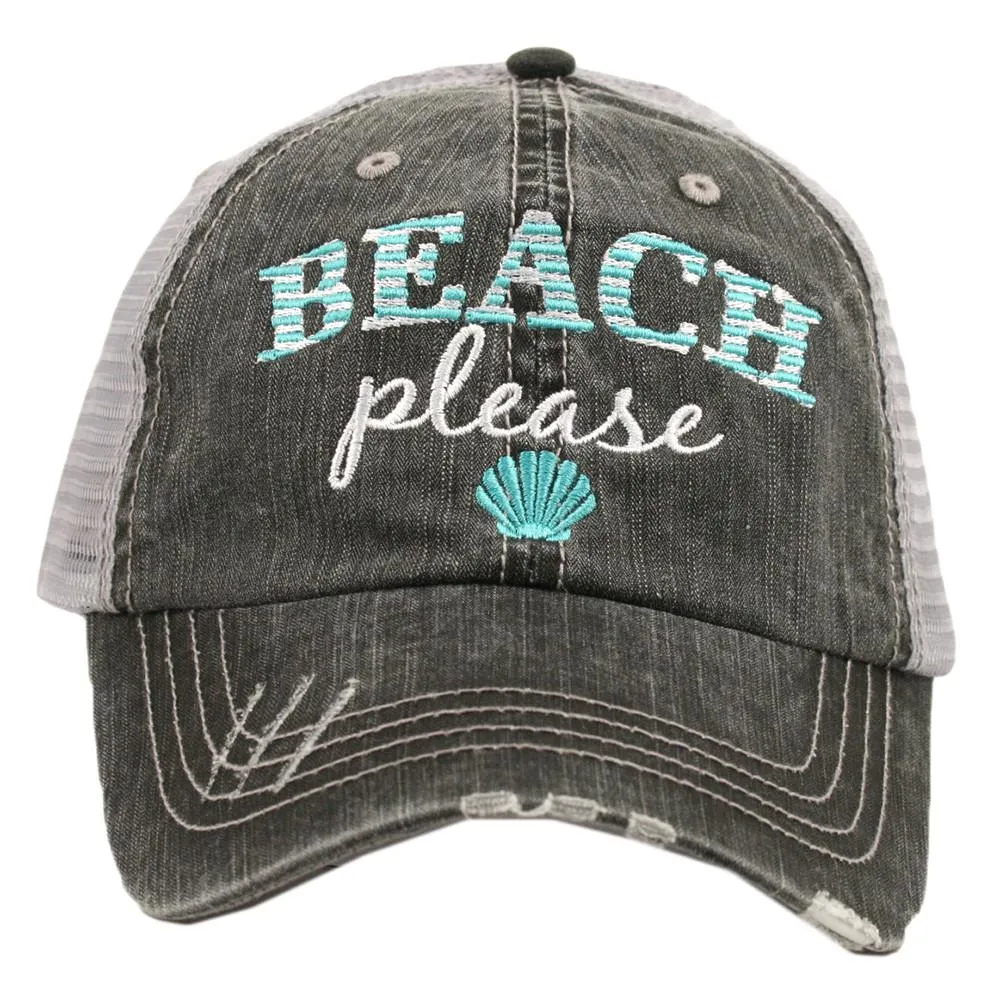 Beach Themed Trucker Hats - 14 Styles