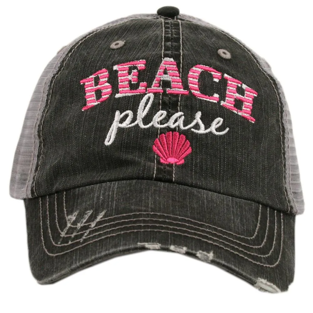 Beach Themed Trucker Hats - 14 Styles