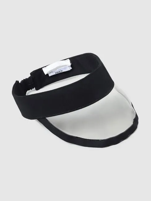 Black Transparent Sun Visor