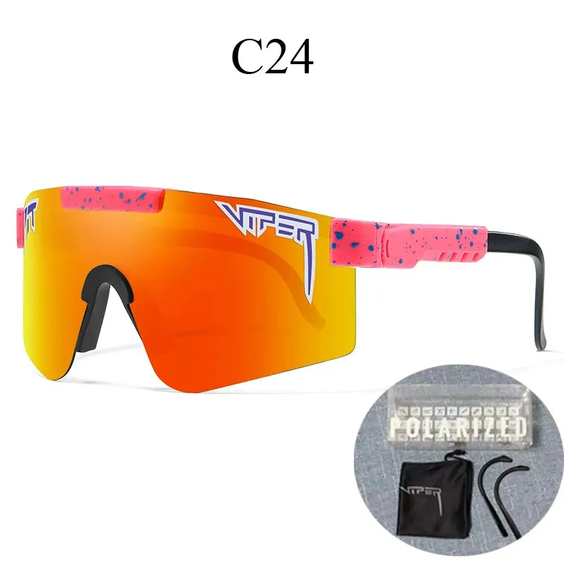 Brand Cycling Glasses UV400 Polarized Outdoor Sports Running Eyewear Fashion Bike Bicycle Party Sunglasses MTB Goggles with Case