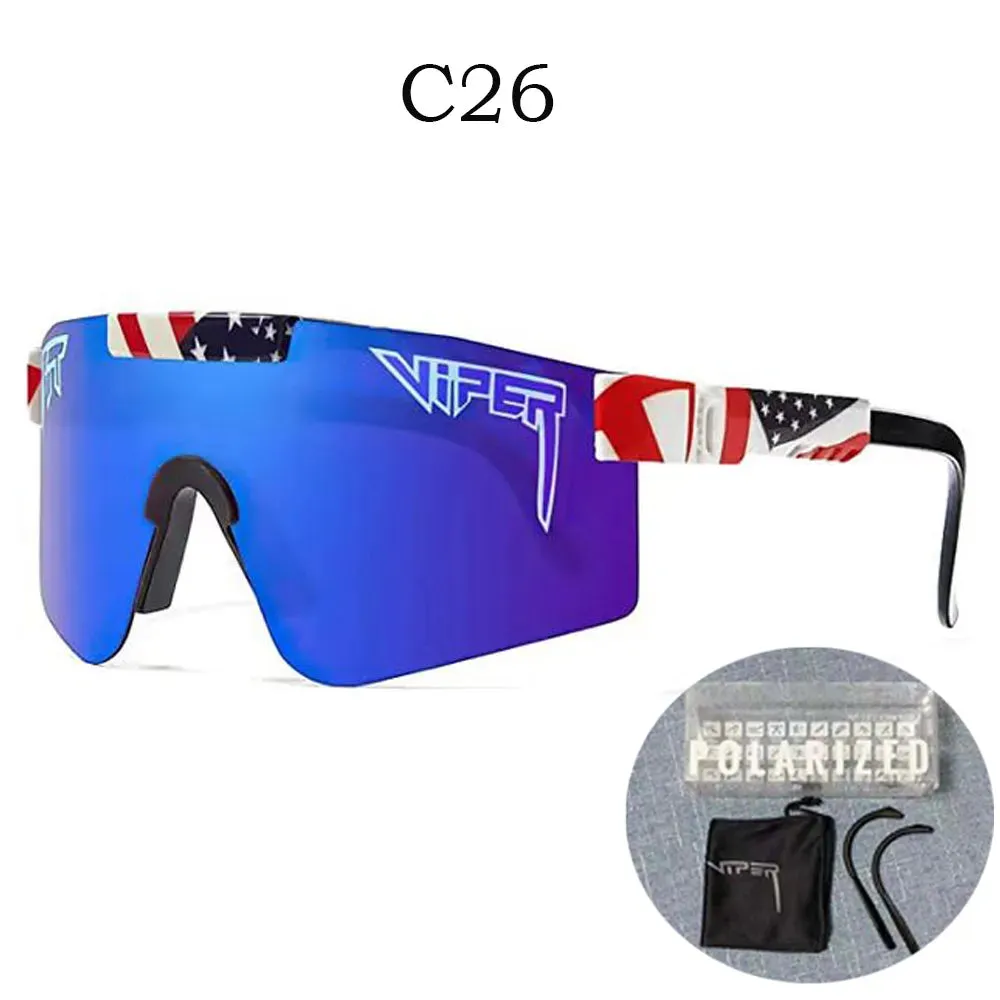 Brand Cycling Glasses UV400 Polarized Outdoor Sports Running Eyewear Fashion Bike Bicycle Party Sunglasses MTB Goggles with Case