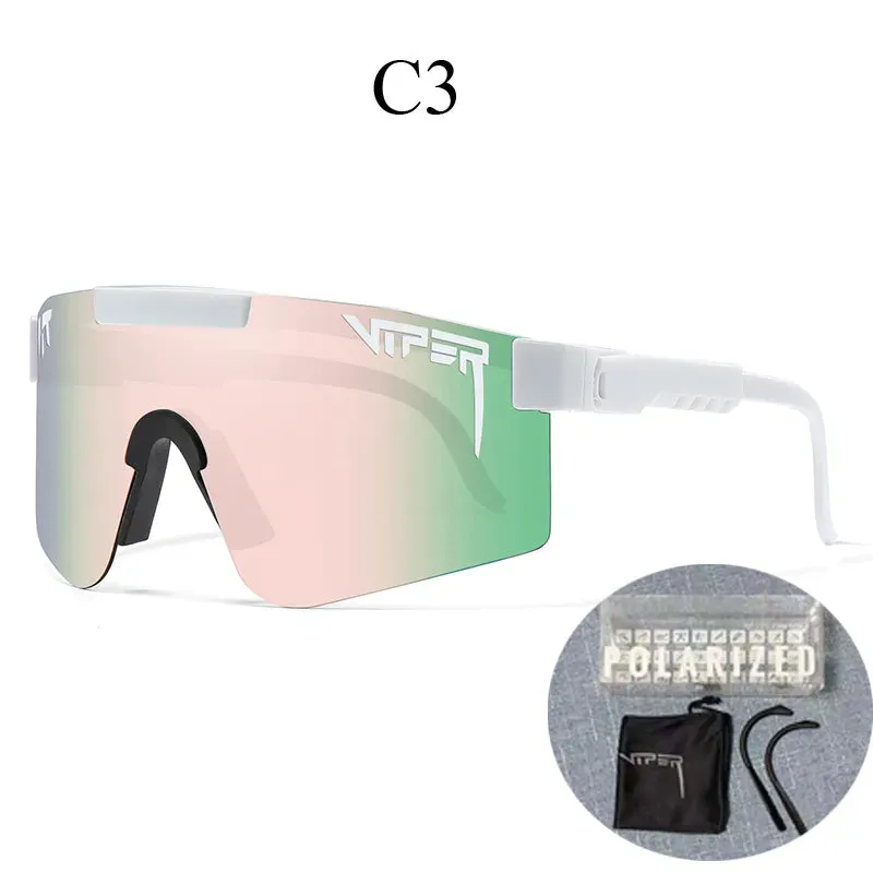 Brand Cycling Glasses UV400 Polarized Outdoor Sports Running Eyewear Fashion Bike Bicycle Party Sunglasses MTB Goggles with Case