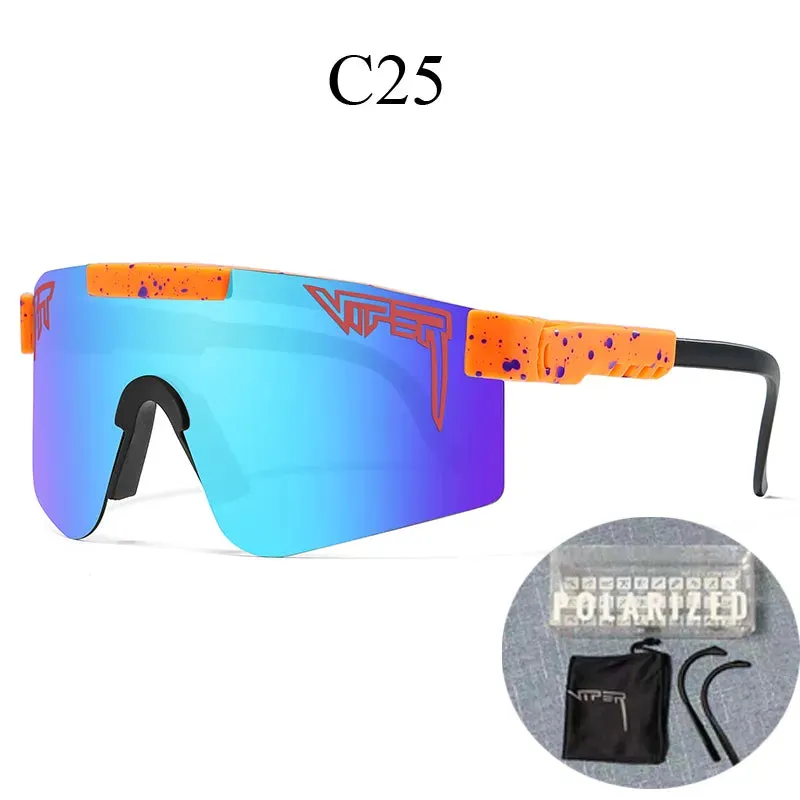 Brand Cycling Glasses UV400 Polarized Outdoor Sports Running Eyewear Fashion Bike Bicycle Party Sunglasses MTB Goggles with Case