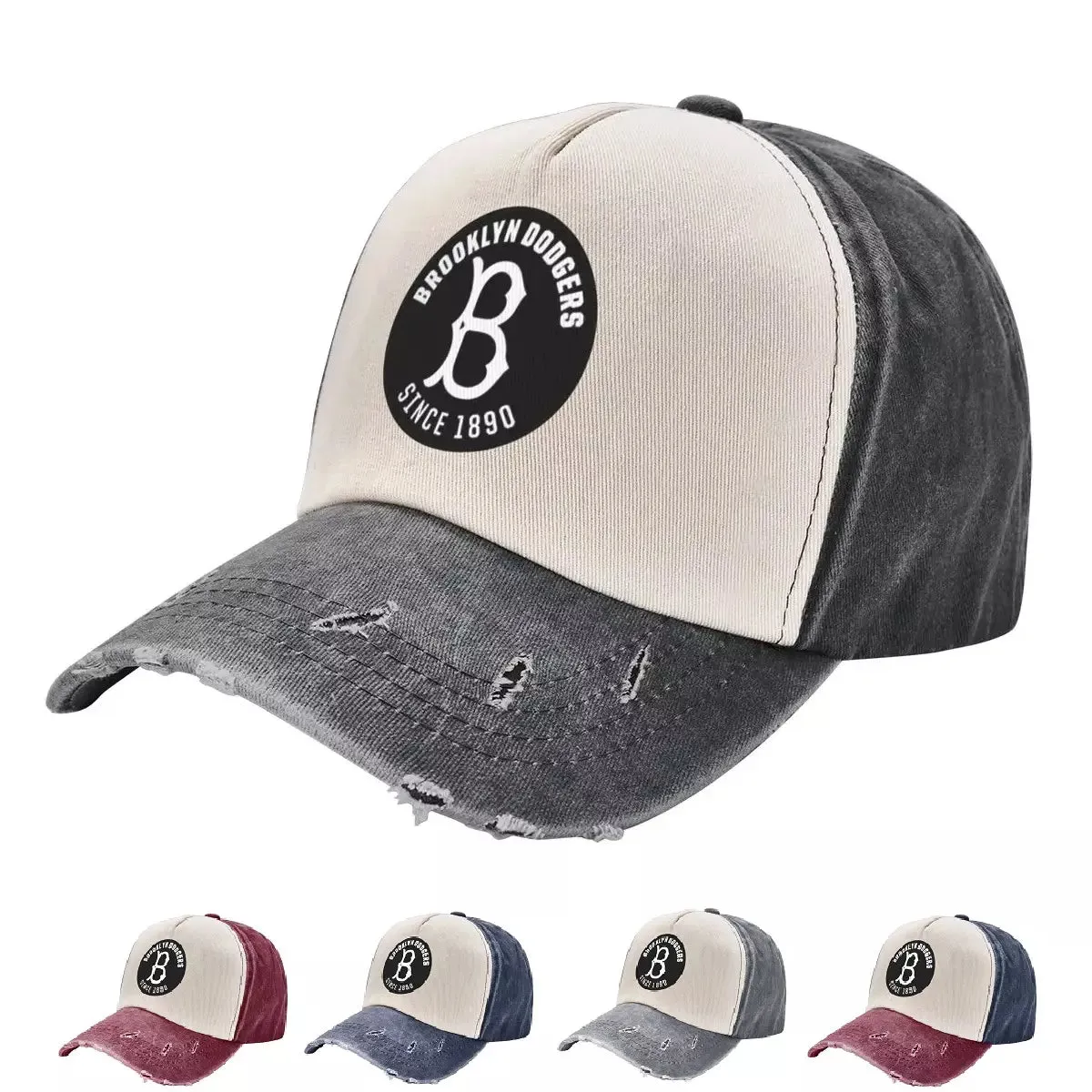 Brooklyn Dodgers Washed Cotton Baseball Cap