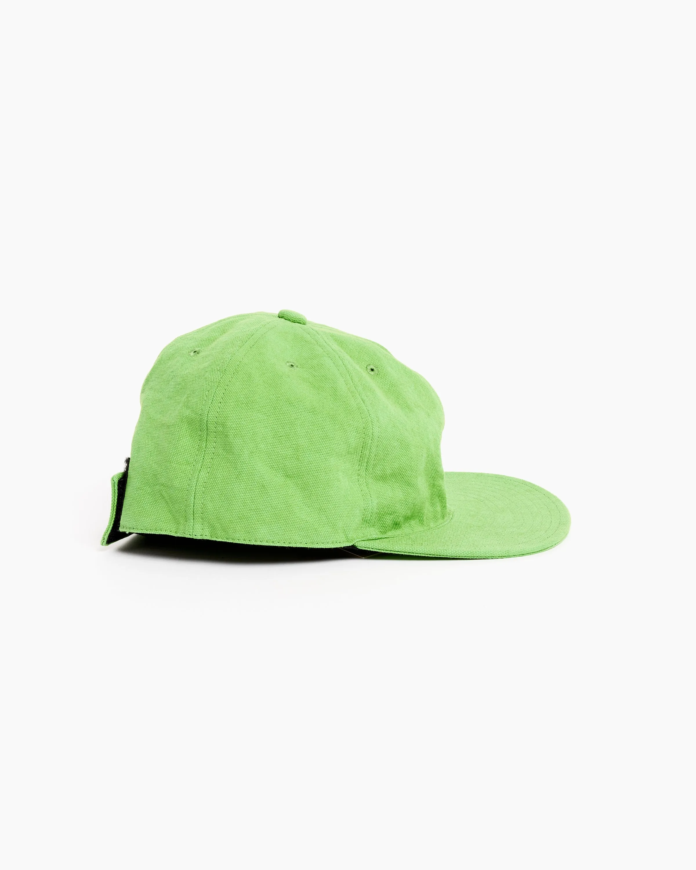 Canvas Velcro Back Cap in Fairway