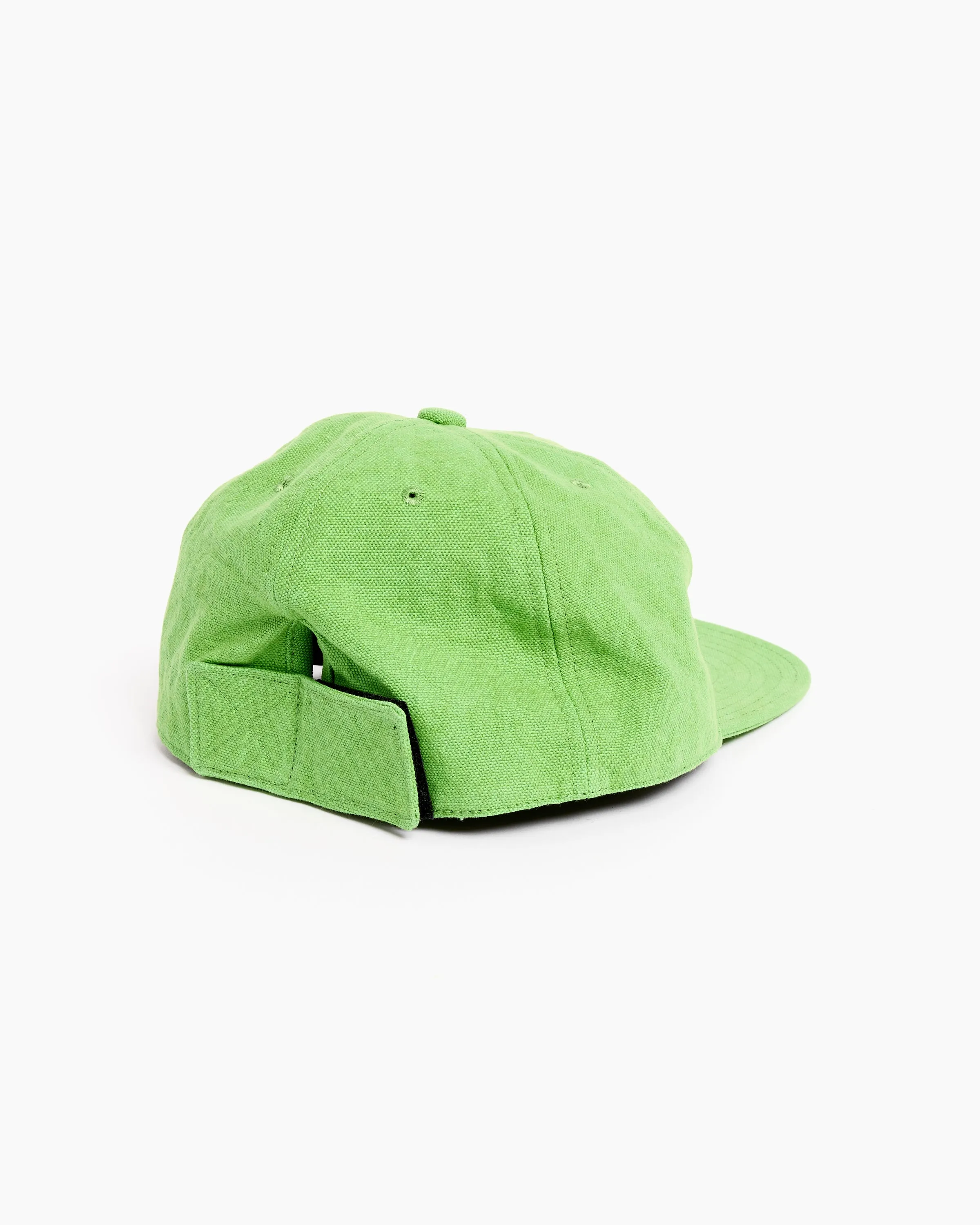 Canvas Velcro Back Cap in Fairway