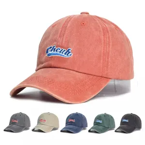 Chcuh Vintage Cotton Baseball Cap