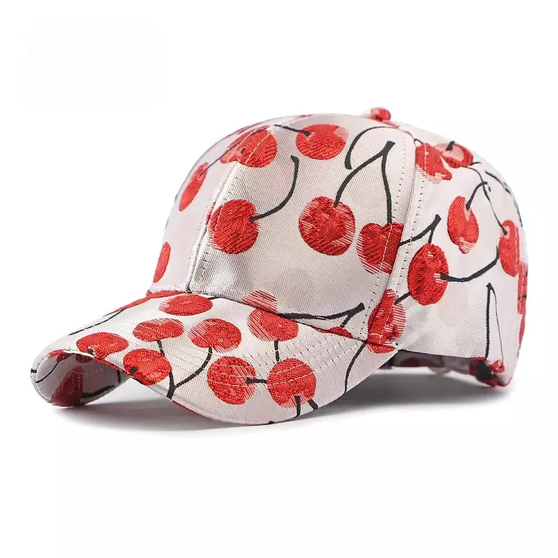 Cherries Jacquard Baseball Cap