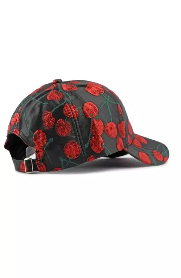 Cherries Jacquard Baseball Cap