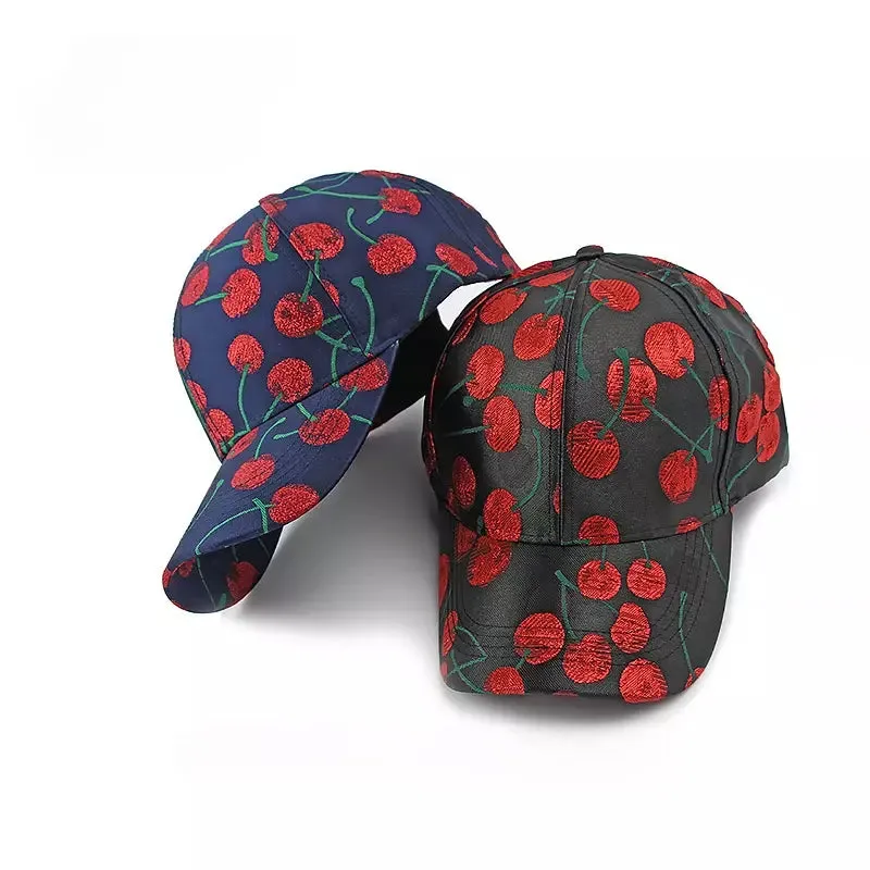 Cherries Jacquard Baseball Cap