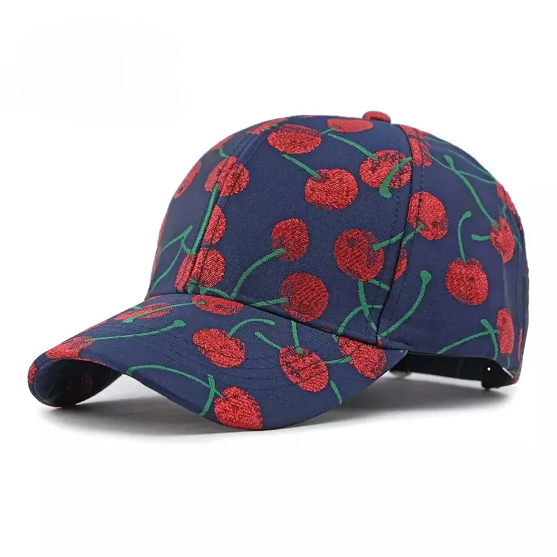 Cherries Jacquard Baseball Cap