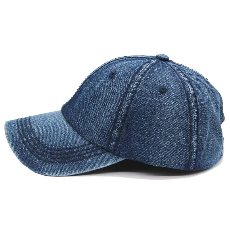 Classic Denim Baseball Cap