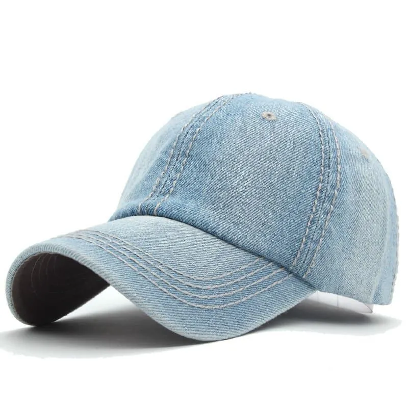 Classic Denim Baseball Cap