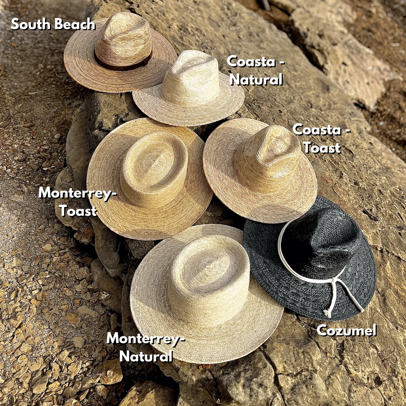 Coasta Wide Brim Sun Hat - Natural Palm