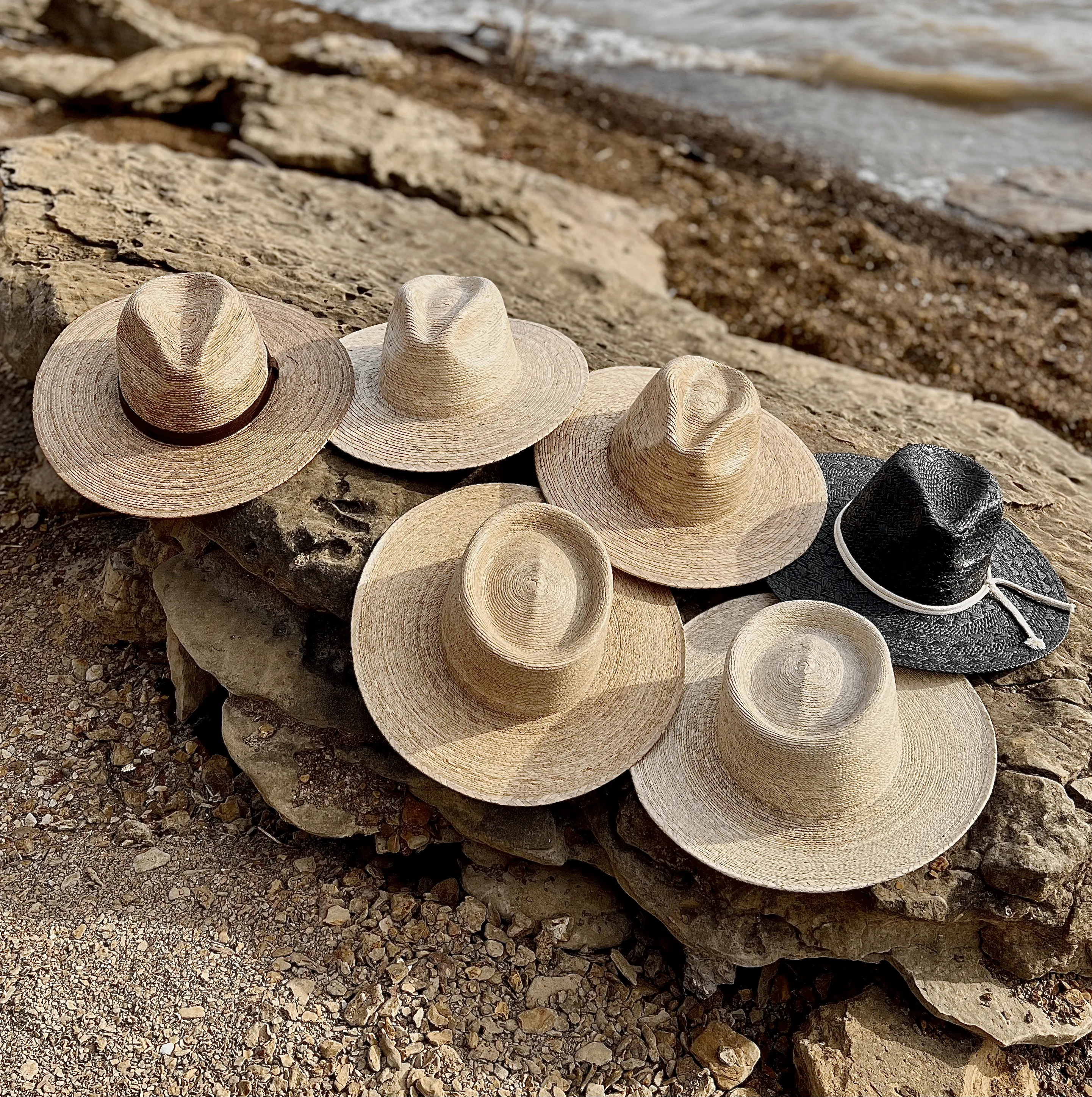 Coasta Wide Brim Sun Hat - Natural Palm