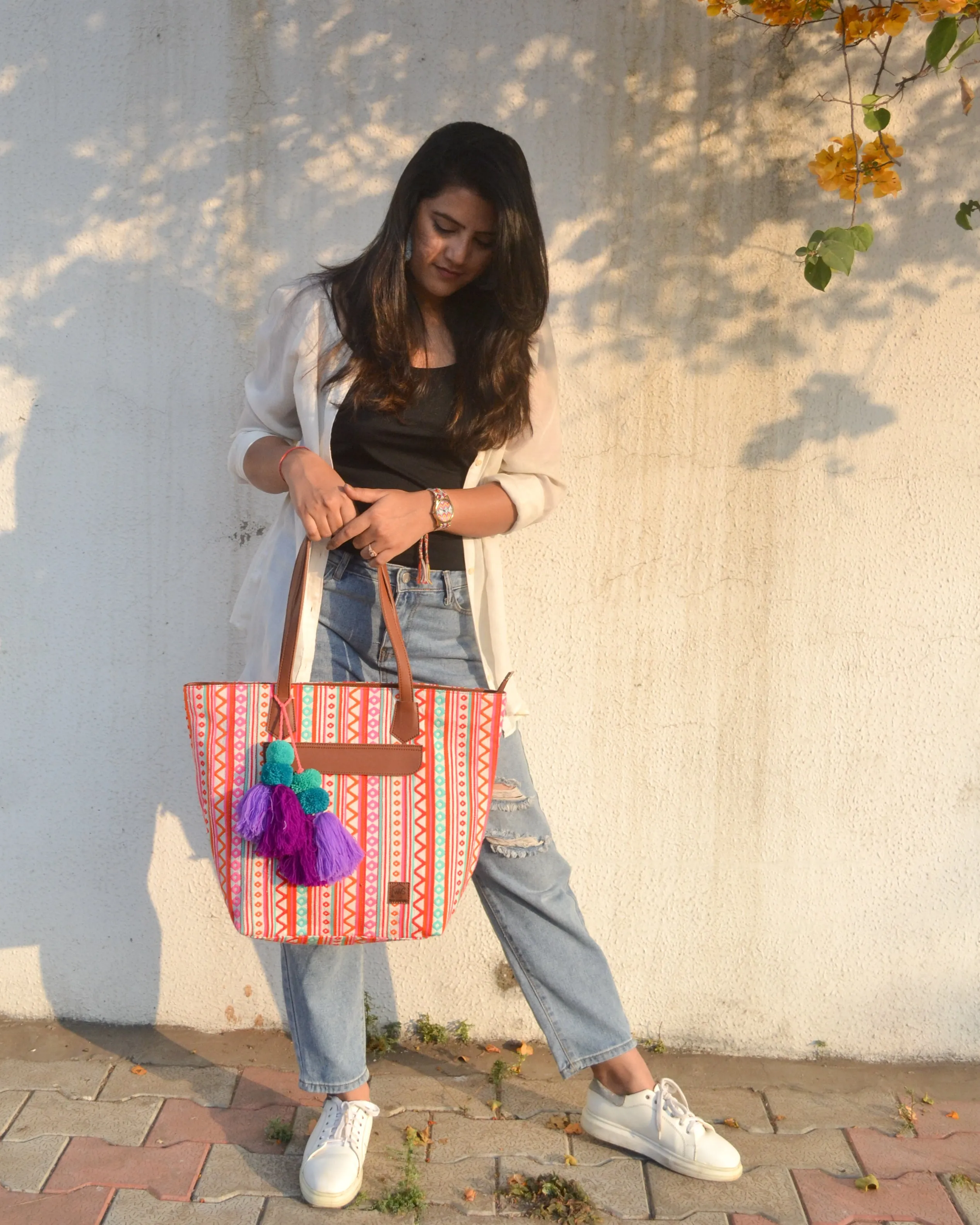 Cotton Candy Weekender Tote