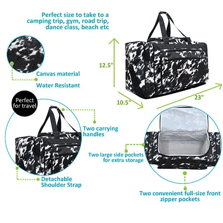 Cow Couture NGIL Canvas 23" Duffle Bag