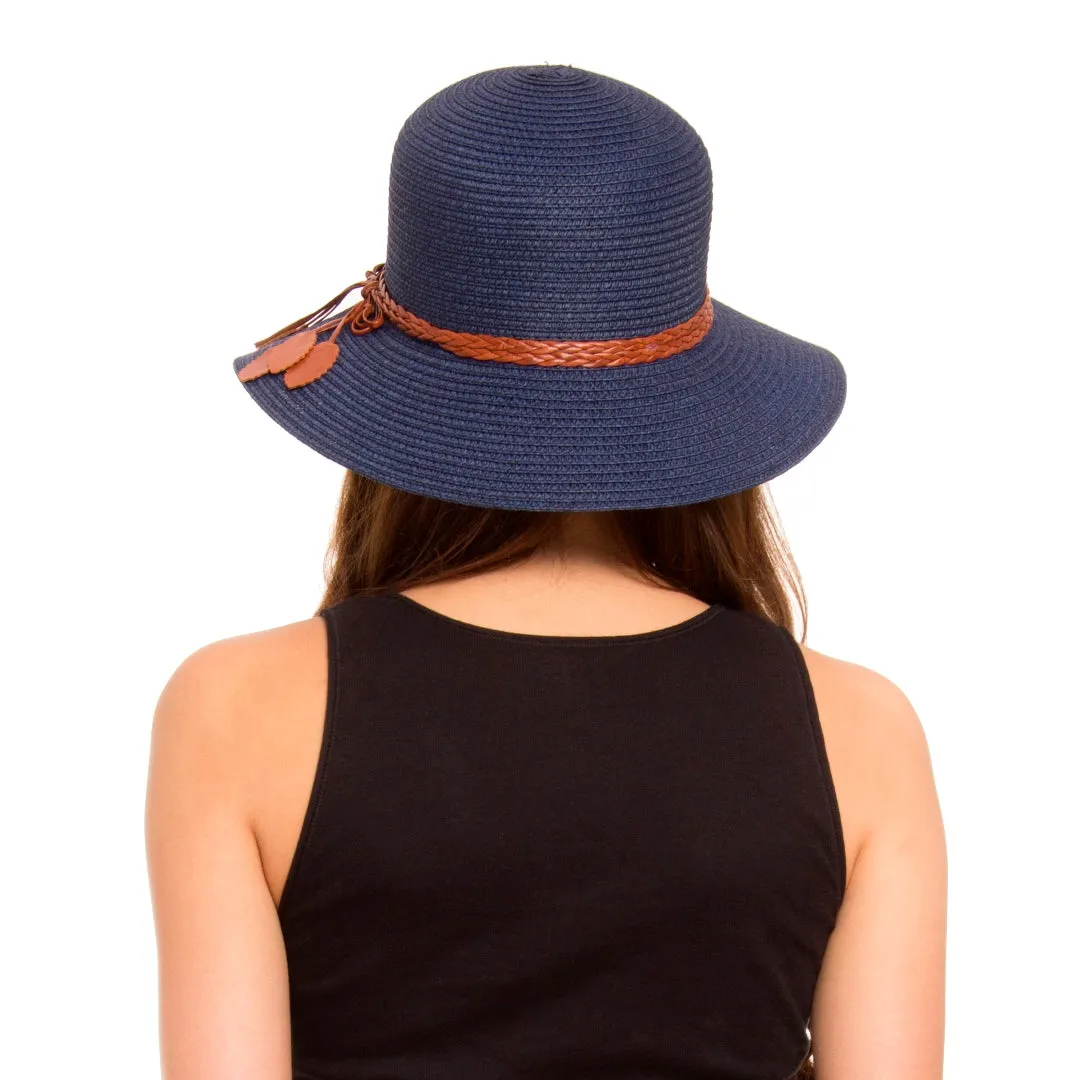 FabSeasons Blue Simple Sun Hat