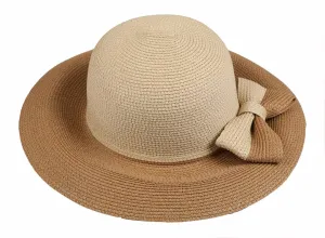 FabSeasons Falling Brown Brim Beach Sun Hat