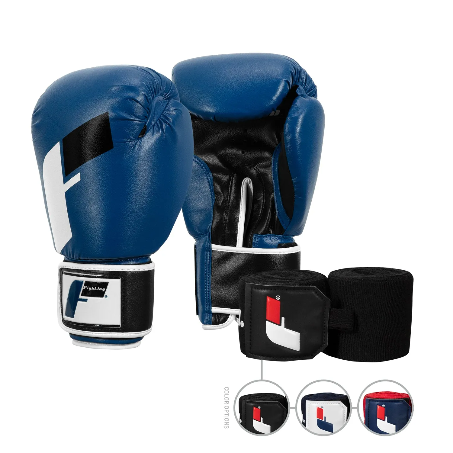 Fighting Sports Gloves and Wraps Bundle