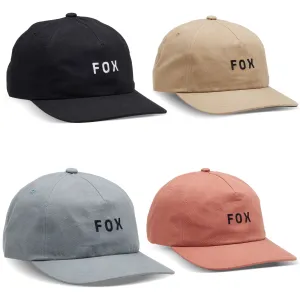 Fox Racing Wordmark Adjustable Adjustable Hat