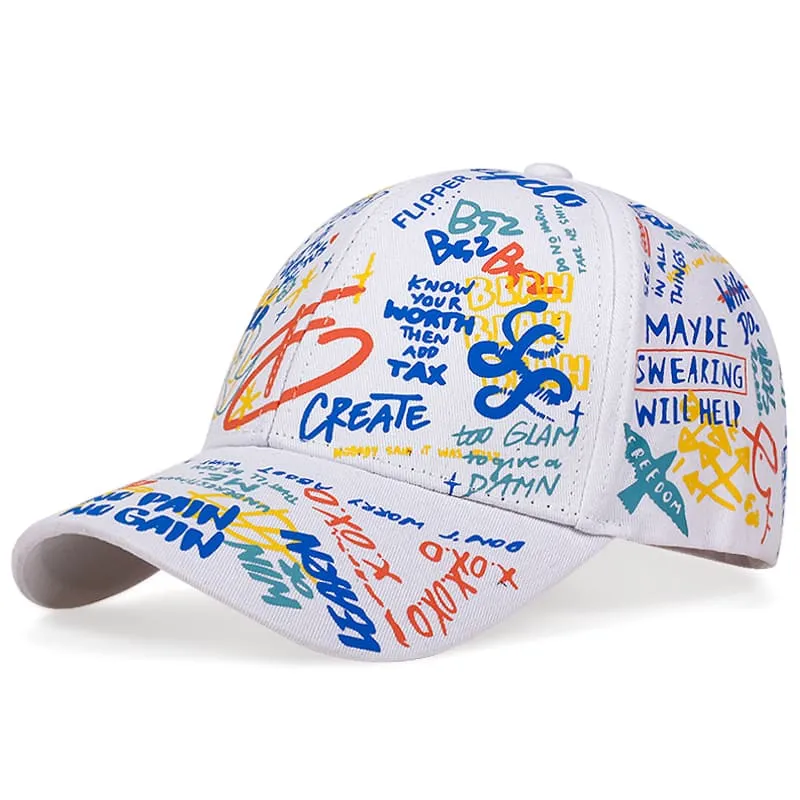 GLTR Graffiti Cotton Baseball Cap