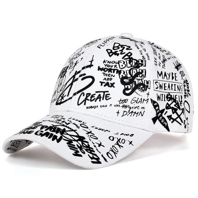 GLTR Graffiti Cotton Baseball Cap