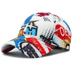 Graffiti Cotton Baseball Cap