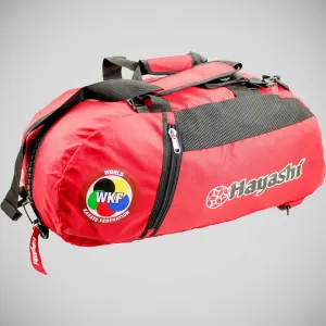 Hayashi WKF Sportsbag/Backpack Red