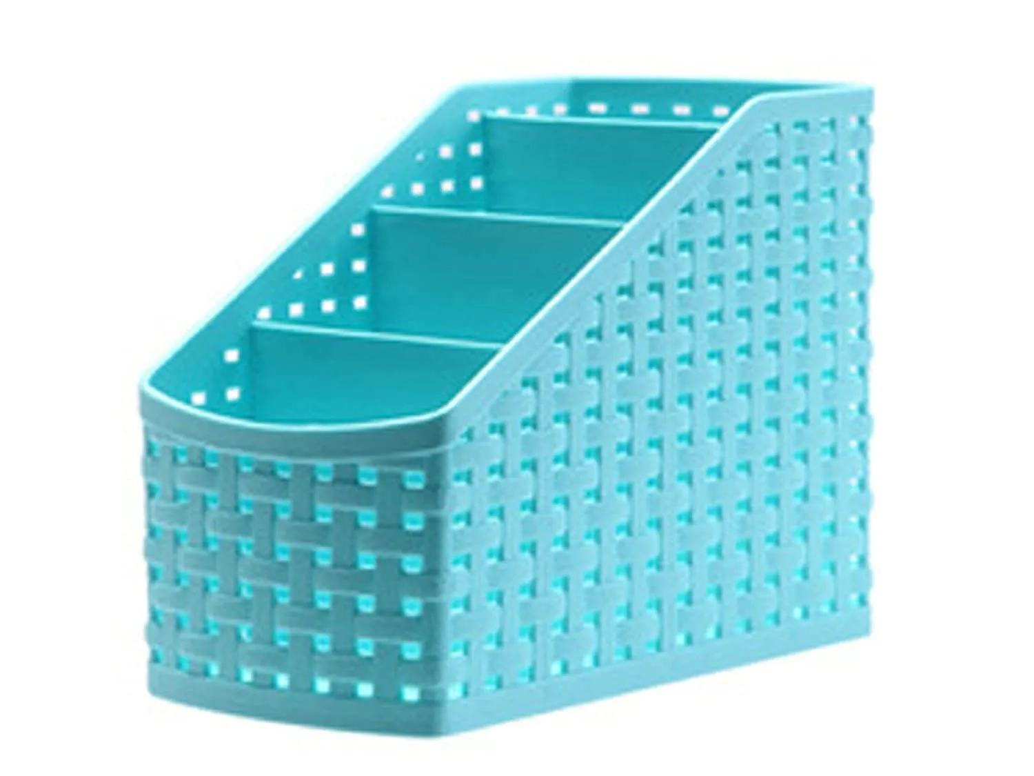 Heart Home 1 Piece Plastic Multipurpose Storage Basket for Bathroom, Kitchen, Office (Multi) - CTHH18773