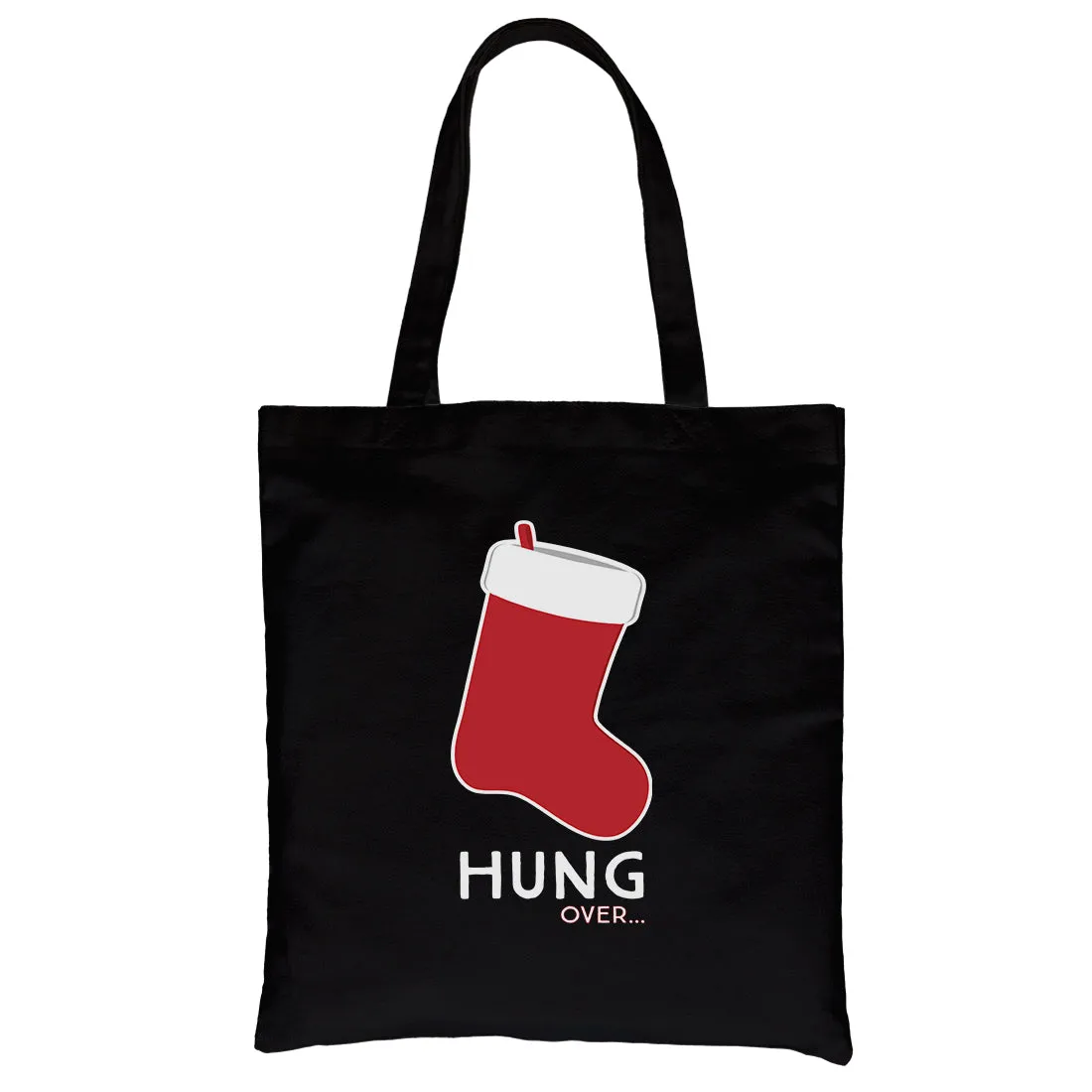 Hungover Christmas Stocking Canvas Shoulder Bag