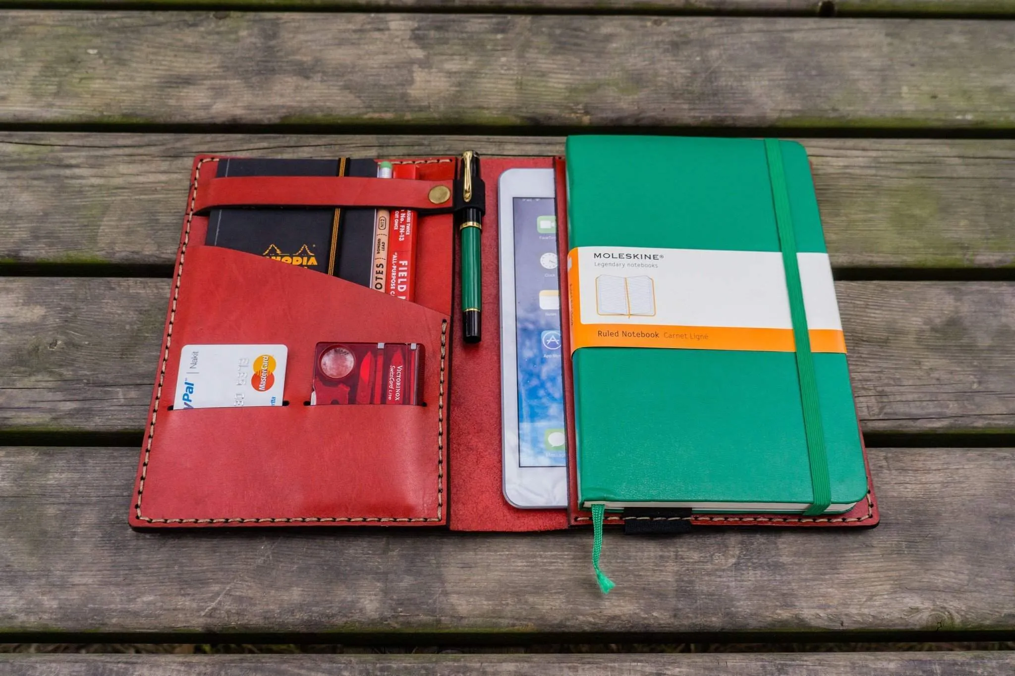 iPad Mini & Large Moleskine Cover - Red