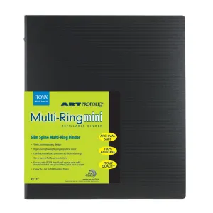 Itoya Art Profolio Multi-Ring Storage/Display Book 8.5"x11"