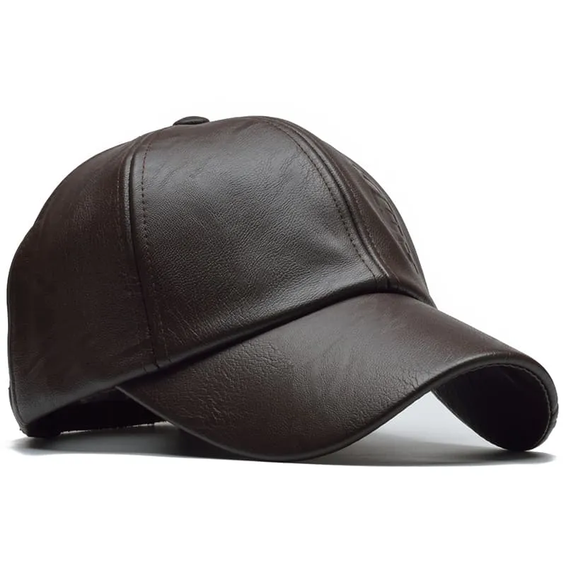 Jamont Leather Baseball Cap