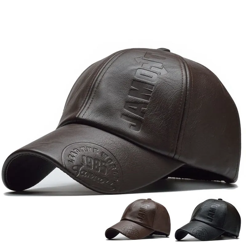 Jamont Leather Baseball Cap