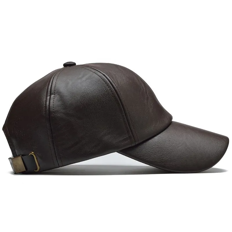 Jamont Leather Baseball Cap