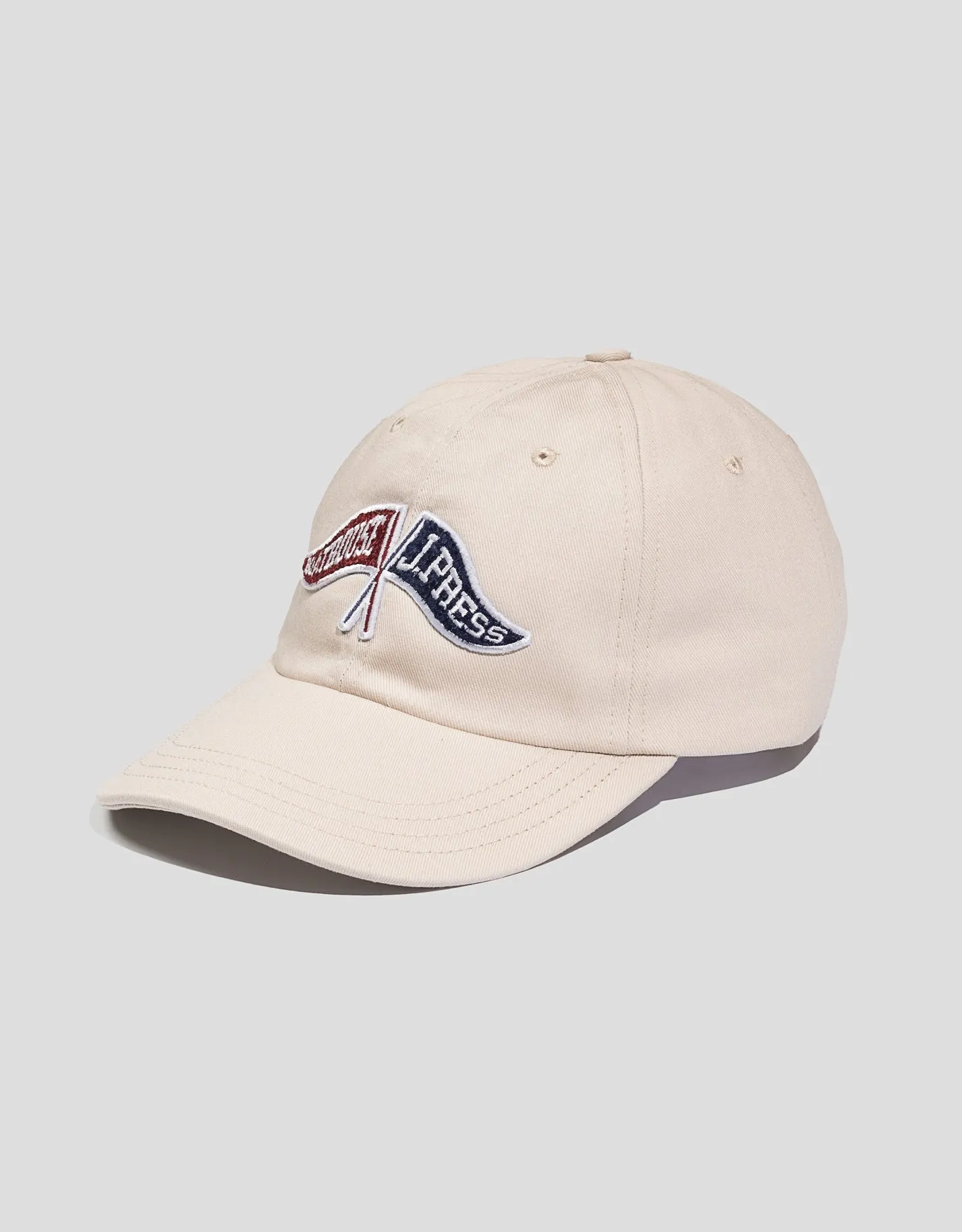 J.PRESS x BOATHOUSE DAD CAP - KHAKI