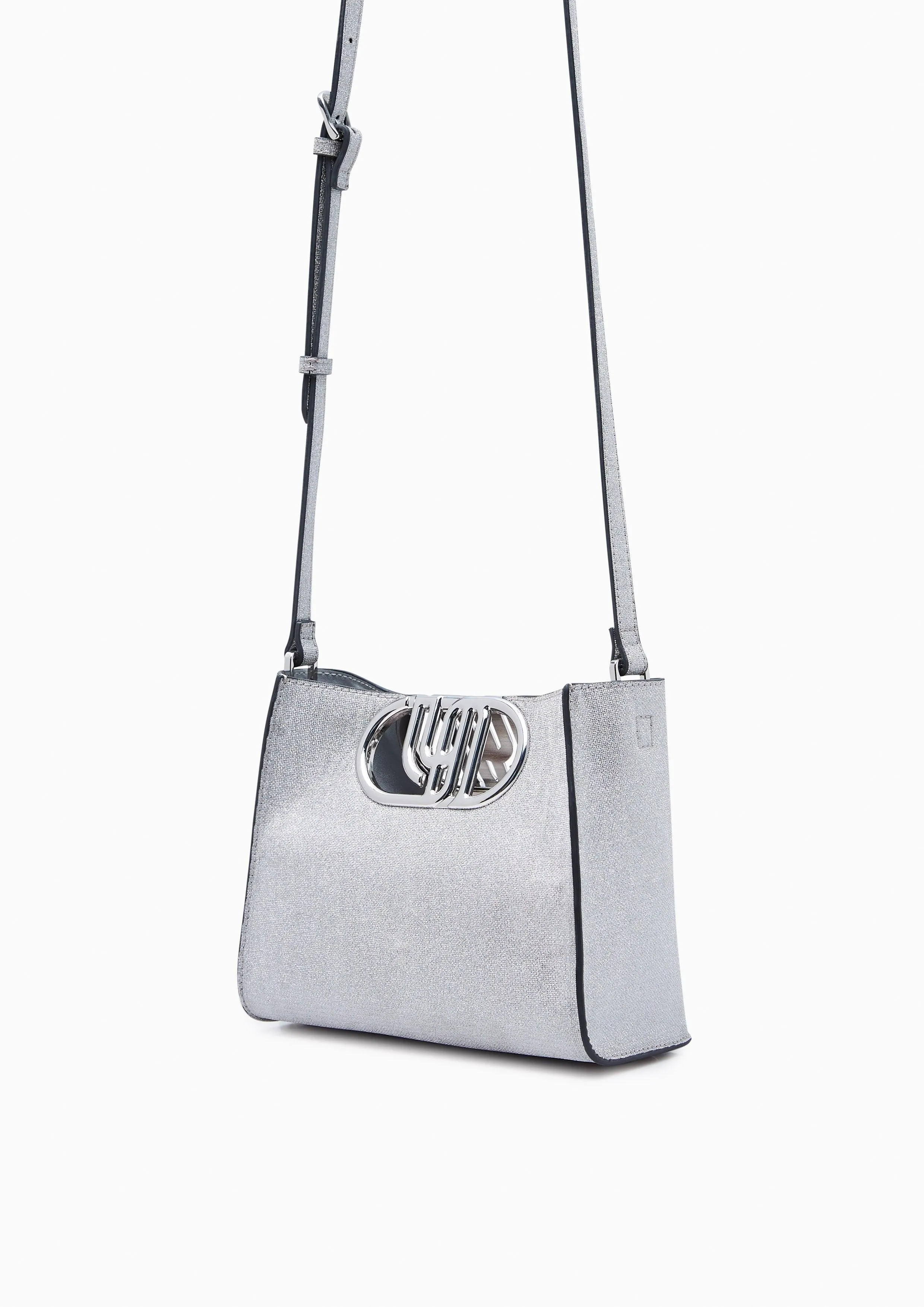 Juietta Glitz Inf Tote Bag S Dark Grey