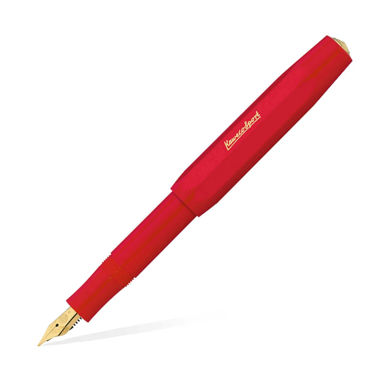 Kaweco Classic Sport Fountain Pen with Optional Clip - Red