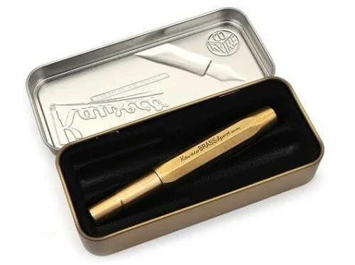 Kaweco Sport Rollerball Pen in Raw Brass