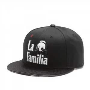 La Familia Black Snapback Cap