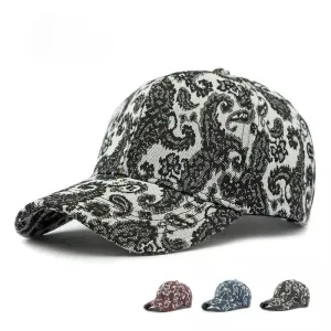 Laurenclay Cashew Flowers Baseball Cap